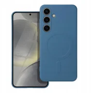 Etui i futerały do telefonów - Futerał SILICONE MAG COVER kompatybilny z MagSafe do SAMSUNG S25 czerwony - miniaturka - grafika 1