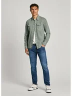 Spodnie męskie - Pepe Jeans Dżinsy - Tapered fit - w kolorze niebieskim - miniaturka - grafika 1