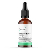 Witaminy i minerały - Ostrovit OstroVit Witamina A+E w kroplach 30ml 5903933905099 - miniaturka - grafika 1