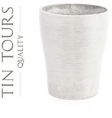 Donice - BIAŁA DONICZKA EKOLOGICZNA Z RECYKLINGU 15x15x19 cm - miniaturka - grafika 1