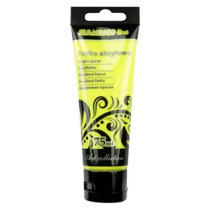 Hasta Farby akrylowe Zol Fluo 75ml 100 W Tub - Przybory szkolne - miniaturka - grafika 1