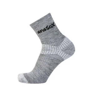 Skarpety Apasox MISTI grey EU 35-38 - Skarpetki sportowe męskie - miniaturka - grafika 1