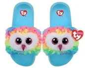 Buty dla dziewczynek - Ty Gear klapki OWEN kolorowa sowa 36-39) - miniaturka - grafika 1