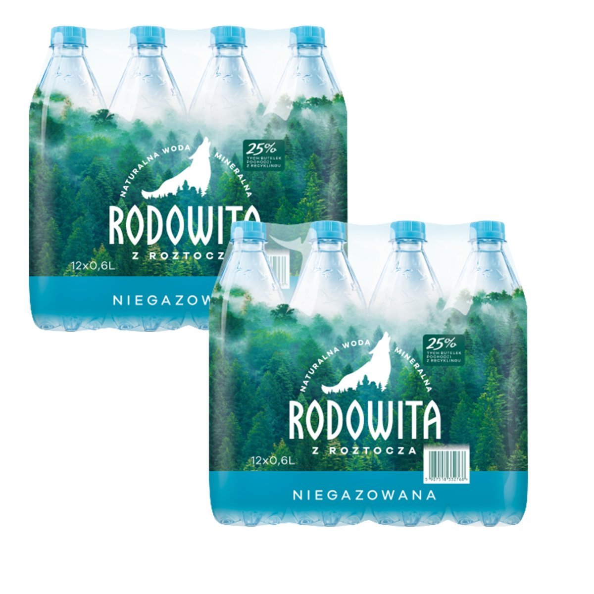 Woda mineralna RODOWITA z Roztocza niegazowana 24x 0,6 l