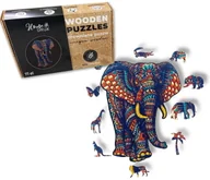 Puzzle - Puzzle Drewniane dla dzieci i dorosłych Słoń Elephant 3 - miniaturka - grafika 1