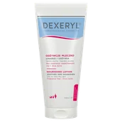 Balsamy i kremy do ciała - Dexeryl, odżywcze mleczko do ciała, 200 ml - miniaturka - grafika 1