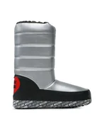 Śniegowce damskie - LOVE MOSCHINO Śniegowce JA24162G1HIT590B Srebrny - miniaturka - grafika 1