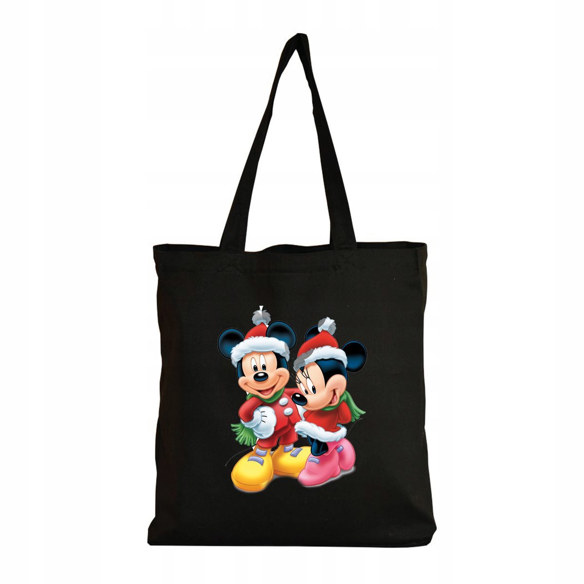 Eko Torba Bawełniana na ramię Shopper Eco Torebka Zakupy Myszka Miki Minnie