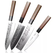 Noże kuchenne - Zestaw noży kuchennych Yamato-4szt/brąz KP14043 - miniaturka - grafika 1