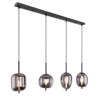 Globo Lighting 15345-4 - Żyrandol na lince BLACKY 4xE14/40W/230V - Lampy sufitowe - miniaturka - grafika 1