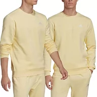 Bluzy męskie - adidas Męska bluza M Feelcozy SWT, kaszama/biała, L, Casama/biały, L - miniaturka - grafika 1