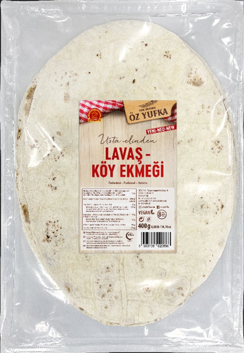 Turecki Chleb Lawasz OZ Yufka 400g – 7 sztuk 30x25 cm