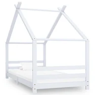 Łóżka dla dzieci i młodzieży - Rama łóżka dziecięcego biała, 90x200 - miniaturka - grafika 1