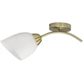 Lampy ścienne - Kinkiet ACTIVEJET AJE-Benita 1P Patyna Biało-złoty - miniaturka - grafika 1