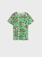Koszulki dla chłopców - Sinsay - Koszulka Minecraft - kremowy - miniaturka - grafika 1