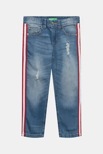 Spodnie i spodenki dla chłopców - Benetton Spodnie - Niebieski - Chłopiec - 3-4 LAT(A)(3-4) - 4AC657K20 - grafika 1
