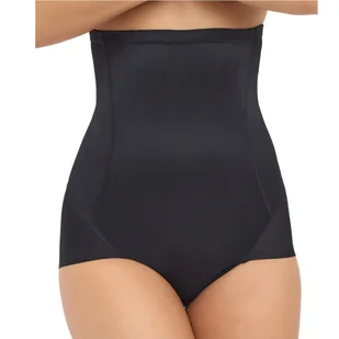 Figi damskie z wysoką talią 025 modelujące czarne  XL - Komplety bielizny - miniaturka - grafika 1