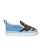 Buciki dla niemowląt - Vans Slippersy "Slip-On V" w kolorze czarno-niebieskim - miniaturka - grafika 1