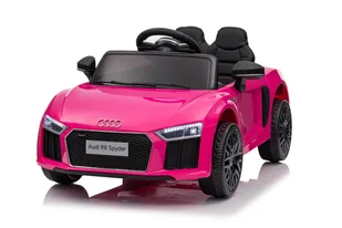 Mamido Dziecięce Auto Na Akumulator Audi R8 Spyder Różowy Pinky - Pojazdy elektryczne dla dzieci - miniaturka - grafika 1