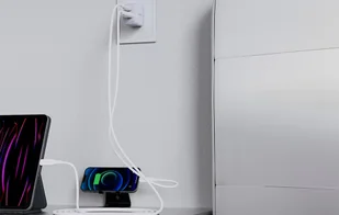 Ładowarka sieciowa 65W GaN Ricomm RC652 EU, 2xUSB-C + kabel USB-C 2.1m - Ładowarki do telefonów - miniaturka - grafika 7