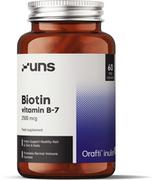 Witaminy i minerały - UNS UNS Biotin Vitamin B-7 2500mcg 60vegcaps - miniaturka - grafika 1