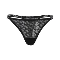 Majtki damskie - Guess Underwear  Koronkowe stringi - miniaturka - grafika 1
