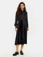 Sukienki - KARL LAGERFELD Sukienka koszulowa A1W13020 Czarny Regular Fit - miniaturka - grafika 1