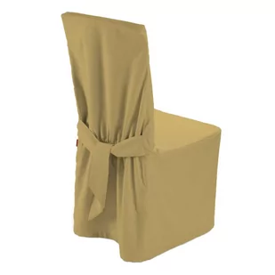 Dekoria pl pl Sukienka na krzesło zgaszony żółty 45 × 94 cm Cotton Panama 580-702-41 - Pokrowce na meble - miniaturka - grafika 1