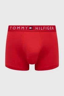 Majtki męskie - Tommy Hilfiger bokserki męskie kolor czerwony - grafika 1