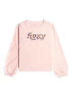 Koszulki dla dziewczynek - ROXY Modna koszulka dziewczęca różowa 4 - miniaturka - grafika 1