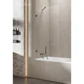 Parawany nawannowe - New Trendy EXK-3518-WP PARAWAN NAWANNOWY AVEXA GUNMETAL BRUSHED 80x150 CZYSTE 6mm ACTIVE SHIELD - miniaturka - grafika 1