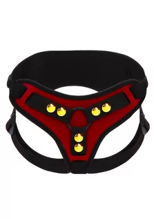 Masturbatory - Taboom Taboom Bondage in Luxury Strap-On Harness Deluxe Red - grafika 1