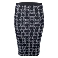 Spódnice - Damska Spódnica GUESS DELLA MID-LONG SKIRT V3BD00ZZ04N-P0FE – Granatowy - miniaturka - grafika 1