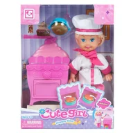 Lalki dla dziewczynek - Mega Creative Lalka 12cm Akc Kucharz Wb 96/192 - miniaturka - grafika 1