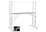 Drabiny - G21 Wielofunkcyjna drabina z rusztowaniem 1,96 x 1,59 m 6390390 - miniaturka - grafika 1