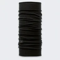 Czapki i chusty sportowe damskie - Komin wielofunkcyjny z wełny merynosów Buff Safety Merino Wool Black - miniaturka - grafika 1