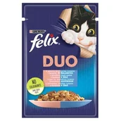 Mokra karma dla kotów - Purina Felix pouch DUO w galarecie 85g - miniaturka - grafika 1