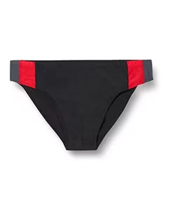 Kąpielówki męskie - Męskie majtki kąpielowe wysokociśnieniowe, czarny/szary/czerwony, 48 - grafika 1