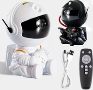 Projektory dla dzieci - OEM LAMPKA / PROJEKTOR LED ASTRONAUTA HR-F3, WHITE / BIAŁY - miniaturka - grafika 1