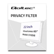 Filtry prywatyzujące - Qoltec Filtr prywatyzujący RODO | 22" | 16:10 (51056) - miniaturka - grafika 1