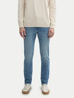 Spodnie męskie - Tom Tailor Jeansy 1045906 Granatowy Regular Fit - miniaturka - grafika 1