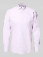 Koszule męskie - Koszula biznesowa o kroju regular fit i jakości premium z kołnierzykiem typu kent - miniaturka - grafika 1