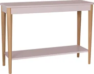 Konsole i sekretarzyki - Ragaba Konsola ASHME duża 105x35 różowa - miniaturka - grafika 1