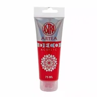 Farby i media malarskie - Astra Farba akrylowa Deco Artea w tubie 75ml czerwona - miniaturka - grafika 1