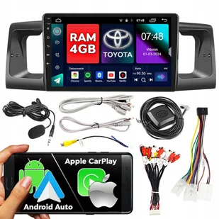 Radio nawigacja NCS do Toyota Corolla E12 2001-2007 Android CarPlay Bluetooth USB - Radia samochodowe - miniaturka - grafika 1