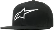 Czapki i chusty sportowe męskie - Czapka Ageless Flexfit Flat Brim by alpinestars, czarno-biały, XXL (62-63 cm) - miniaturka - grafika 1