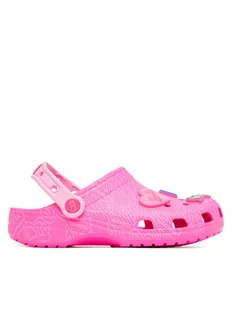 Crocs Klapki Barbie Classic Clog 211406 Różowy - Buty dla dziewczynek - miniaturka - grafika 1