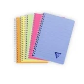 Zeszyty szkolne - Kołonotatnik A5/90K linia PP Fresh mix (5szt) - Clairefontaine - miniaturka - grafika 1