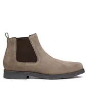 Botki męskie - Sztyblety Geox Uomo Claudio U2658A 00022 C1018 Szary - miniaturka - grafika 1