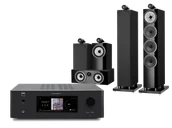 Kino domowe - NAD T 778 (czarny) + 703 S3 + 705 S3 + HTM72 S3 (czarny) - miniaturka - grafika 1
